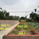 Cc gửi bán lô góc siêu đẹp xã hạ mỗ _ đan phượng ô tô đỗ cửa- 50m ra đường n4