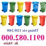 Những mẫu mã thùng rác giá rẻ hiện nay, thùng rác giá rẻ chất lượng, thùng rác 120l 240l- lh 0911082000