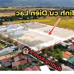 đất tái định cư diên lạc, sát bên đường d6 - đường rộng 13 mét, đất ngang 7 mét - giá bán 11. 5 triệu/m2