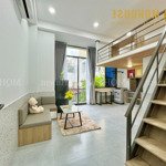 Căn hộ duplex full nội thất khu sân bay - bancol lớn & cửa sổ - máy giặt riêng