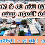 Bán kho xưởng mặt tiền gò ô môi, phú thuận quận 7 -diện tích1500m2 - hdt 200 triệu, giá bán 140 tỷ