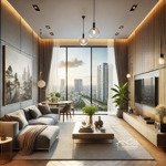 Cho thuê căn hộ tầng cao tại khai sơn city - 89m2, 2pn, 2wc