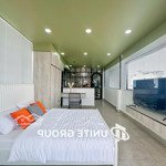 Căn hộ studio ban công full nội thất cao cấp