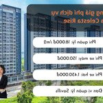 Cho thuê celesta 3 phòng ngủgiá tốt nhất thị trường, view hồ bơi, hướng mát đông nam, liên hệ: 0909902263