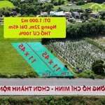 1.000 m2 đất thổ cư mặt tiền hồ chí minh đức hòa, cạnh kcn an ninh.. giá tốt nhất khu vực