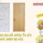 Cửa gỗ chống ẩm giải pháp hoàn hảo cho phòng tắm