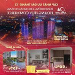 Bán cc hoàng huy commerce, 2,8 tỷ, 77,6m2, 2 phòng ngủ 2 vệ sinh bắc, hải phòng hot!