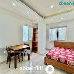 Cho thuê chung cư mini studio 2 cửa sổ, thang máy, full nội thất, ngay cầu vượt 3 tháng 2