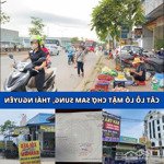 (hiếm) chỉ 3.9tỷ sở hữu ngay lô kinh doanh 2 mặt tiền 108m2 đối diện cổng kcn sam sung,thái nguyên.