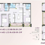 Bán cc the wisteria, 8 tỷ, 142m2, 4pn, 3wc, tây bắc, đông nam