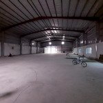 Cho thuê kho, nhà xưởng 1500m2 tại đường sở dầu, phường sở dầu, hồng bàng, hải phòng. giá 20k/m2