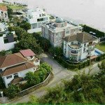 Bán 2 lô đất 700m2 mặt tiền sông eden nguyễn văn hưởng tđ, quận 2. khu vực để xây biệt thự. 100 tỷ