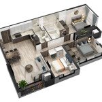 Bán 3 phòng ngủ 2 vệ sinh nhà đầy đủ nội thất khu sky oasis giá bán 5,750 tỷ bao phí, liên hệ: 0948014568