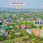 420tr có ngay 120m2 đồng trung mặt tiền 6m, gần vườn vua