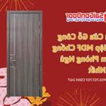 Mẫu Cửa Gỗ Công Nghiệp MDF Chống Thấm Phòng Ngủ Hot Nhất