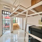 Hot!! khai trương 5p căn hộ gác 30m2 full nội thất vintage balcony lớn ngay ngã 7 lý thái tổ q10