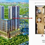 Bán lỗ 2pn (60m2) picity sky park - tầng trung, view đông nam cực mát