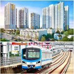 Bán căn hộ chung cư 2pn ngay tuyến ga metro suối tiên, có cả trung tâm thươnh mại, sẵn ht thuê 14tr