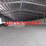 Cho thuê kho diện tích từ 5000m2 đến 10000m2, tại kiến an pccc vách tường , trạm điện công suất lớn