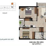 Bán cc eden garden thái bình, 2,536 tỷ, 79,2m2, 2 phòng ngủ 2 vệ sinh pháp lý đầy đủ tại thái bình