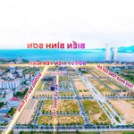 Lô góc 2 mặt tiền duy nhất tại bình sơn ocean park