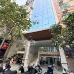 Bán tòa nhà văn phòng dương khuê- 95m2- 9 tầng- mt 6m- phân lô vỉa hè cực rộng- kinh doanh sầm uất