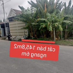 Cần bán nhanh lô đất 145,8m2, ngang 6m mặt tiền đường an định diên khánh