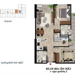 Bán cc eden garden thái bình, 2,347 tỷ, 77,5m2, 2 phòng ngủ 2 vệ sinh tầng 25 có 3 vườn hoà thượng uyển