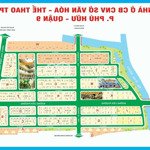 Cần bán một số nền đất giá tốt thuộc dự án sở văn hóa, phường phú hữu, quận 9 cũ chỉ 62,5tr/m2