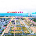 Lô góc 2 mặt tiền đường bùi thị xuân 21m duy nhất tại bình sơn ocean park cách biển 200m