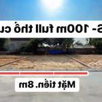 Chưa đến 2 tỷ a,c sở hữu 100m2 full thổmặt tiền8m nở hậu