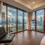 Cho thuê 4 phòng ngủ view trực diện sông tầng cao nhìn về quận 1 bàn giao nội thất cơ bản