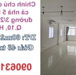 ️chính chủ cho thuê cả nhà 5 lầu tại đường 3/2 - p.14 - q.10, hcm; 45tr/th; 0906315599
