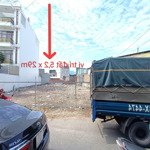 đất 5,2 x 29m mặt tiền đường xuân thới thượng 8-4, gần chợ đại hải hóc môn