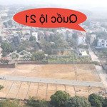 Sở hữu ngay - đất nền vàng, vị trí kim cương, cơ hội sinh lời cao tại phú cát, quốc oai. mặt ql21