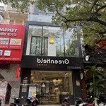 Cho thuê nhà mặt phố huỳnh thúc kháng. dt 90m2 x 5tầng. mặt tiền 6m. thông sàn. có thang máy. pccc.
