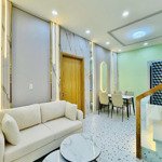 Nhà mới nơ trang long, 4 p.ngủ - full nội thất, 44m2 (3,7x13), hẻm 6m cáchmặt tiền1 căn, chỉ 4.95 tỷ.