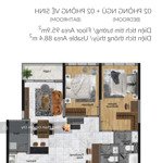 Update 2 phòng ngủdiamond centery,diện tích96m2 - tầng 10 view nội khu, giá (102%) 6.563 tỷ