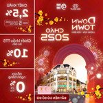 Chính chủ bán lô đất nền có sổ 9downtown cạnh chợ lương sơn -diện tích97,5m2 giá 2,4x tỷ có thương lượng