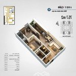 Bán cc đẹp tại tố hữu, hà đông, 3,85 tỷ, 75m2, 2 phòng ngủ 2 vệ sinh full nội thất