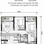 Alnata plus view đỉnh nhất nhìn qua centery - 2 phòng ngủ85m2 góc giá bán 5.8tỷ(102%)