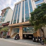 Cho thuê nhà hoàng quốc việt - cầu giấy, 220m2 x 8t, 1 hầm, mt: 12m, 2 thang máy, thông sàn, pccc