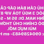 Chủ cần bán gấp căn góc 3 ngủ toà vip 87 lĩnh nam. diện tích: 95 m - sổ đỏ chính chủ
 liên hệ: 0904289483- em ha