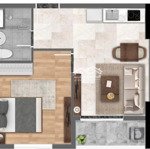 Bán ch 1 phòng ngủ 1 vệ sinhbcons city 1,746 tỷ vnd, 36m2 tại dĩ an, bình dương