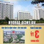 độc quyền valencia long biên-căn 2n-đông nam-view vinhomes riverside-giá 3,070-không chênh-tt cđt