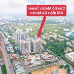 Căn hộ 1 phòng ngủ+ , 59m2 - view ga metro giá bán 1ty960 bap phí, the eastgate