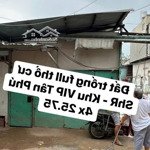 đất trống tiện xây mới, đường xe tải thông, khu vip tân phú, 103 m2, chỉ 7.5 tỷ