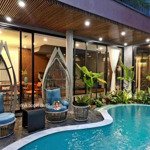 Bán nhà biệt thự đoàn khuê 272m2, nam việt á, 2 hồ bơi, sauna, massage, thang máy, dòng tiền 80tr/t