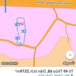 đất sào bàu chinh 2579m2 có 300m2 thổ cư chỉ 3.5 tỉ
