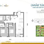{căn thật}xuống biệt thự ở cần bán gấp 3pn nhà mới nguyên bản tại park 01 105m2, ban công hướng nam